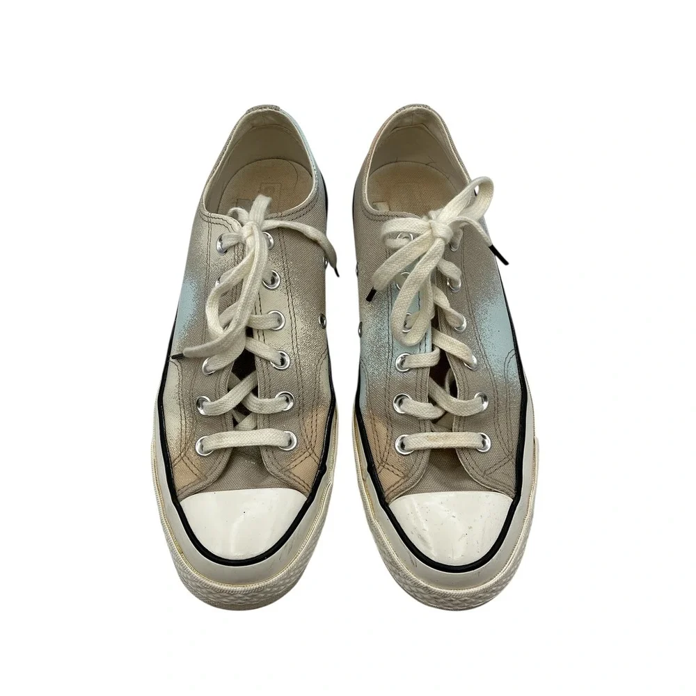 Rare Converse Chuck Taylor 70 Low Ox Spray Paint Beach Stone Wms Sz 9.5 Mens 7.5